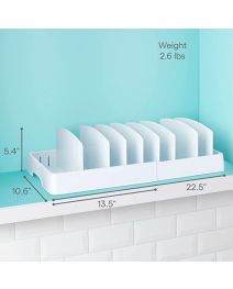 YouCopia® FreezeUp® Freezer Rack, 12 with Adjustable Dividers