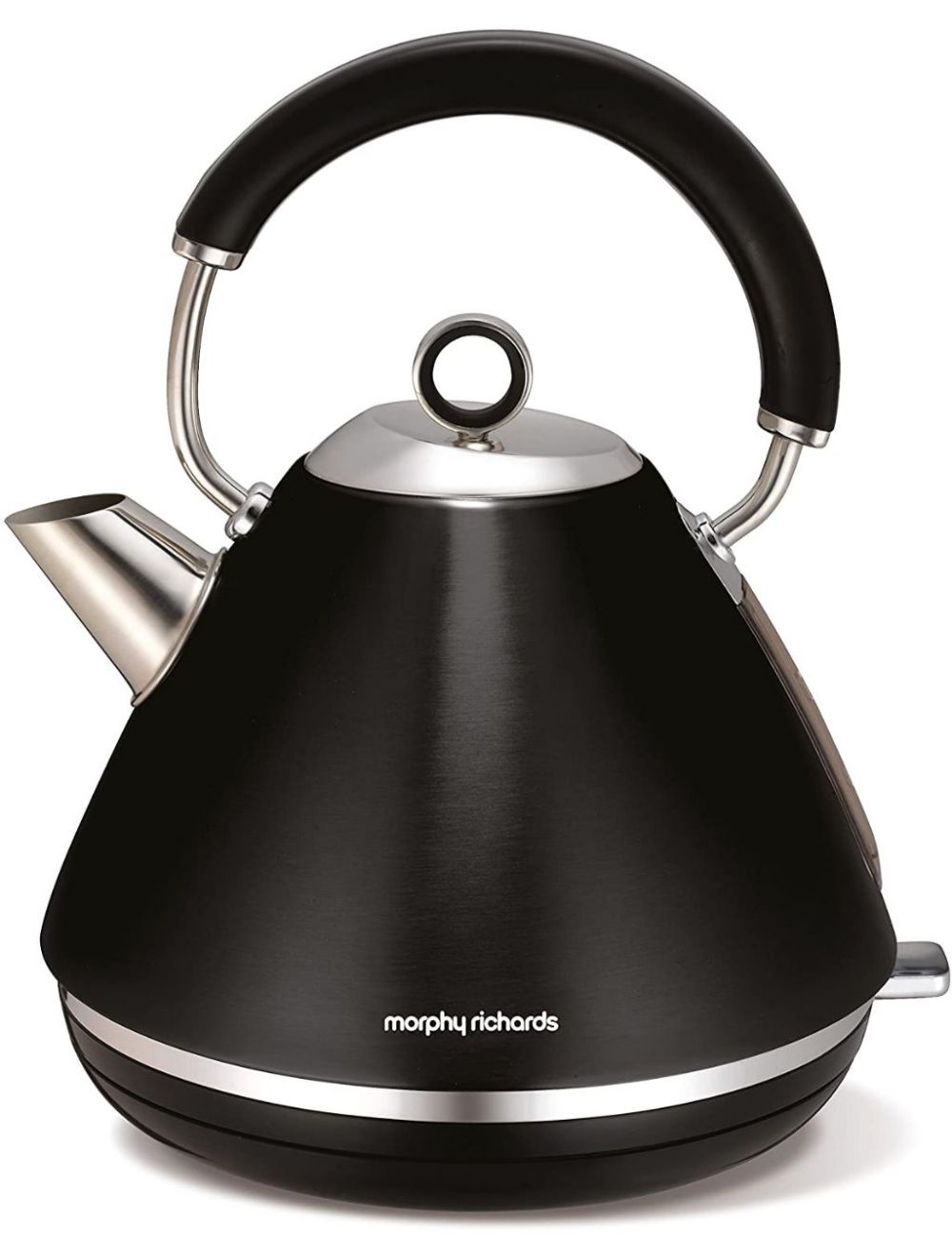 Morphy Richards Accents Pyramid Kettle, 1.5 L - Black-102002