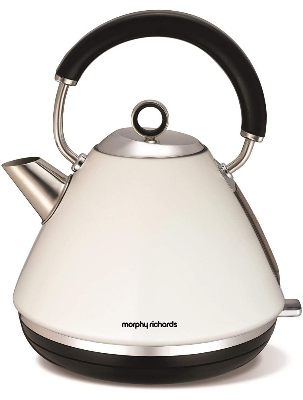 Morphy Richards Accents Pyramid Kettle, 1.5 L - White-102005