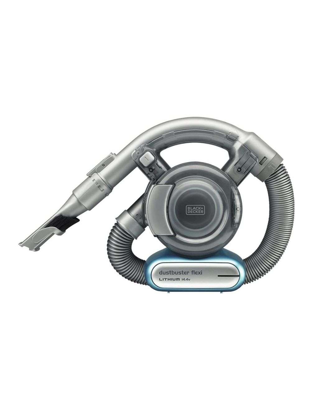 Black & Decker 14.4V Car Vacuum with Pet Tool, Blue/Grey - PD1420LP-GB-PD1420LP-GB