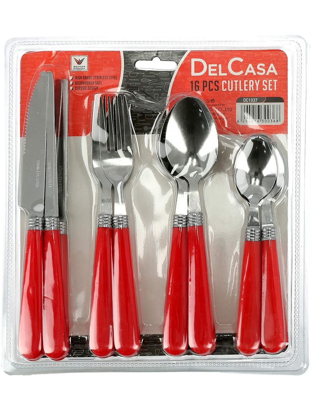 Delcasa 16 Pcs Cutlery Set -DC1037(Assorted Colour)