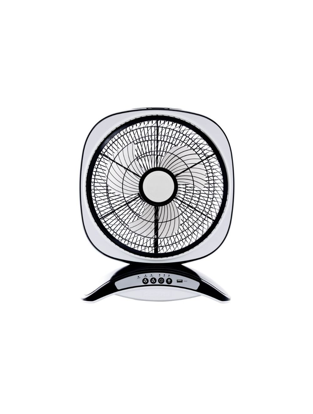 Geepas Rechargeable Fan 14-Inch 45W GF969 Black/White