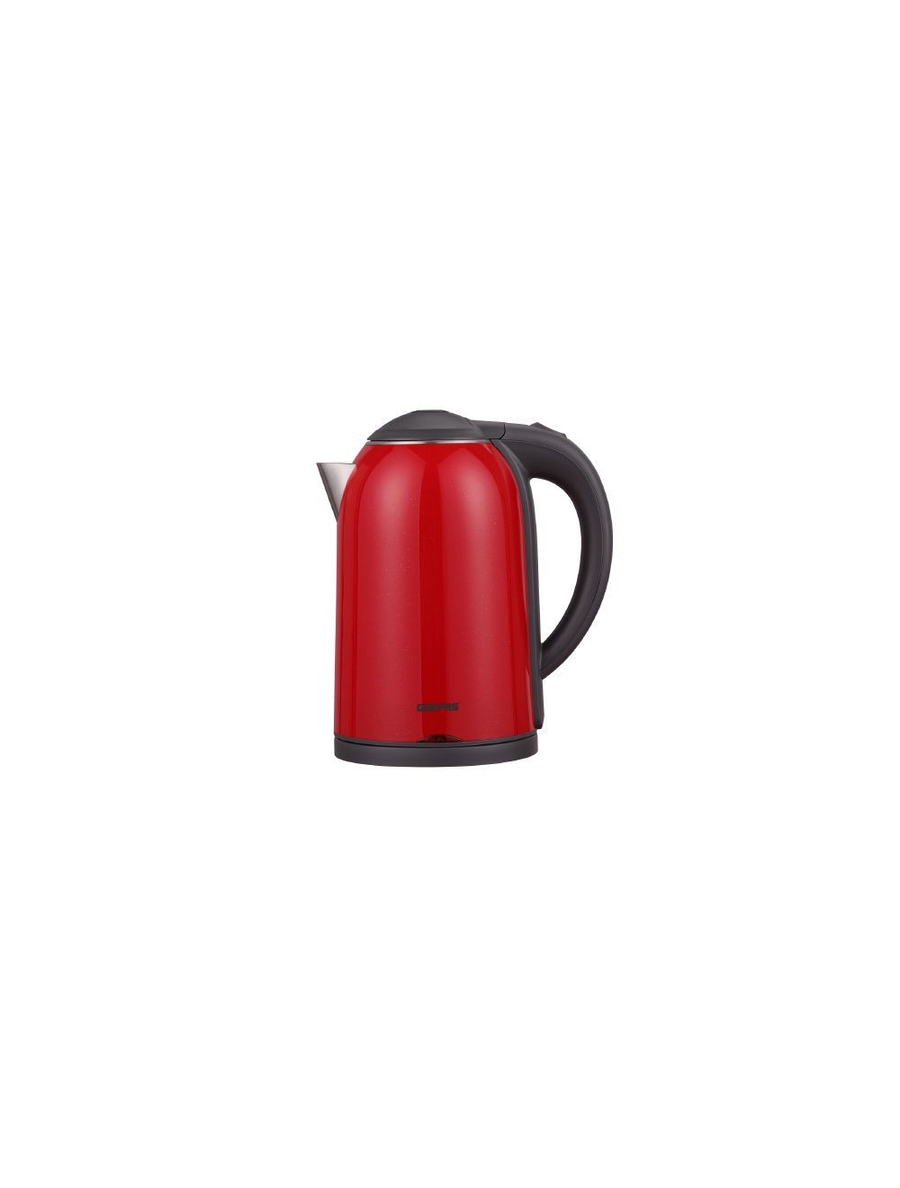 Geepas Double Layer Electric Kettle 1.7 Litres GK38013 Red/Black