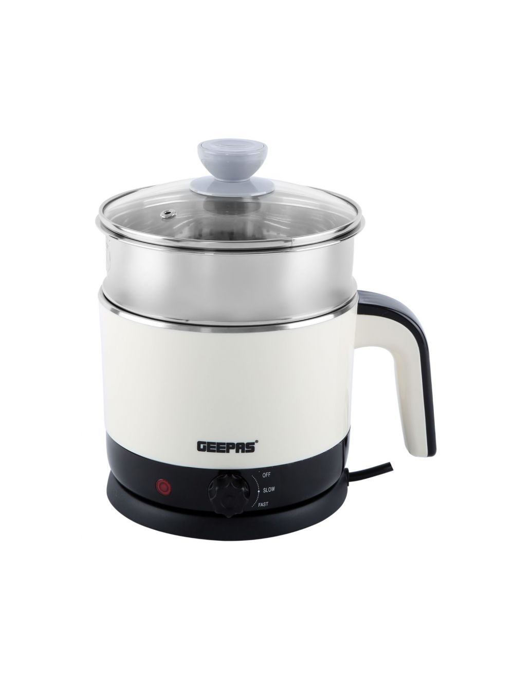 Geepas 1000W Multifunctional 1.7 L Double Layer Kettle GK38026