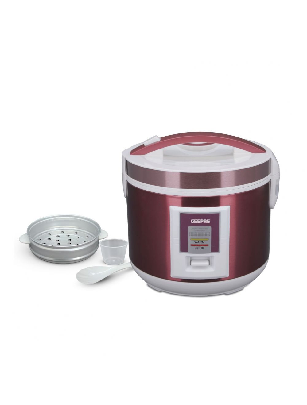 Geepas GRC4328 Rice Cooker with Non-stick Inner Pot, 1.5L