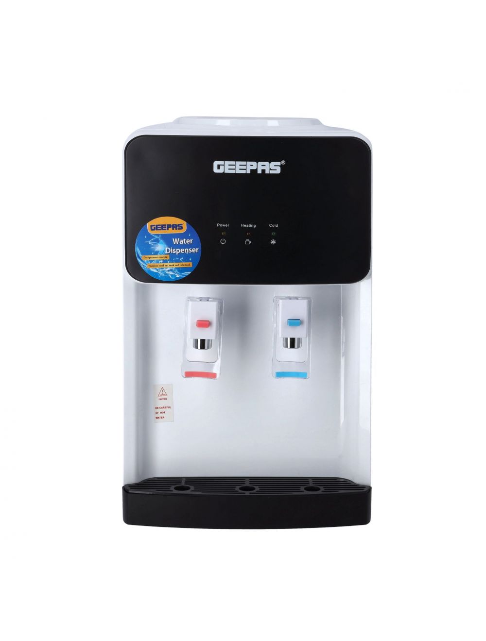 Tabletop water dispenser store hot and cold