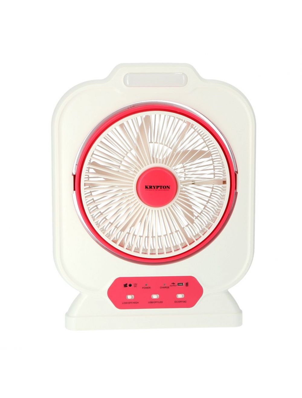 Krypton 12'' Rechargeable Box Fan-KNF111