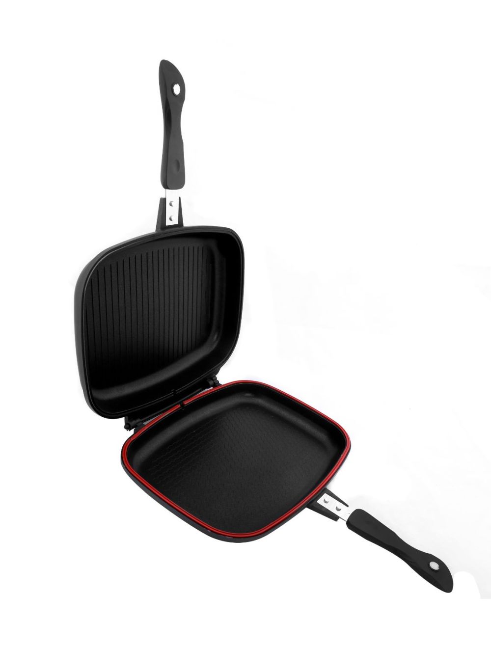 Royalford RF5515 Non-Stick Double Grill Pan, 32 CM
