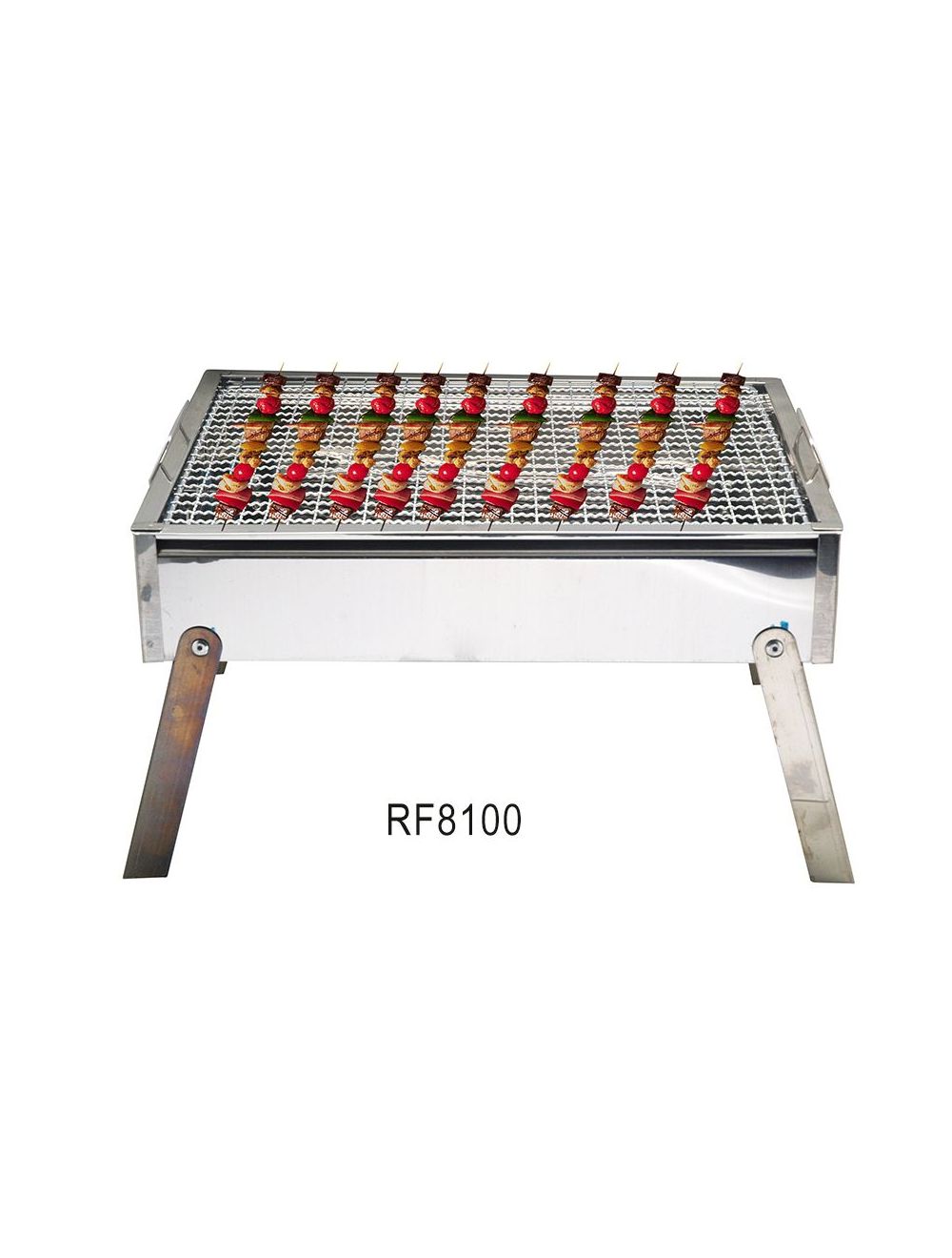 Folded BBQ Grill Rack Set, 2pieces