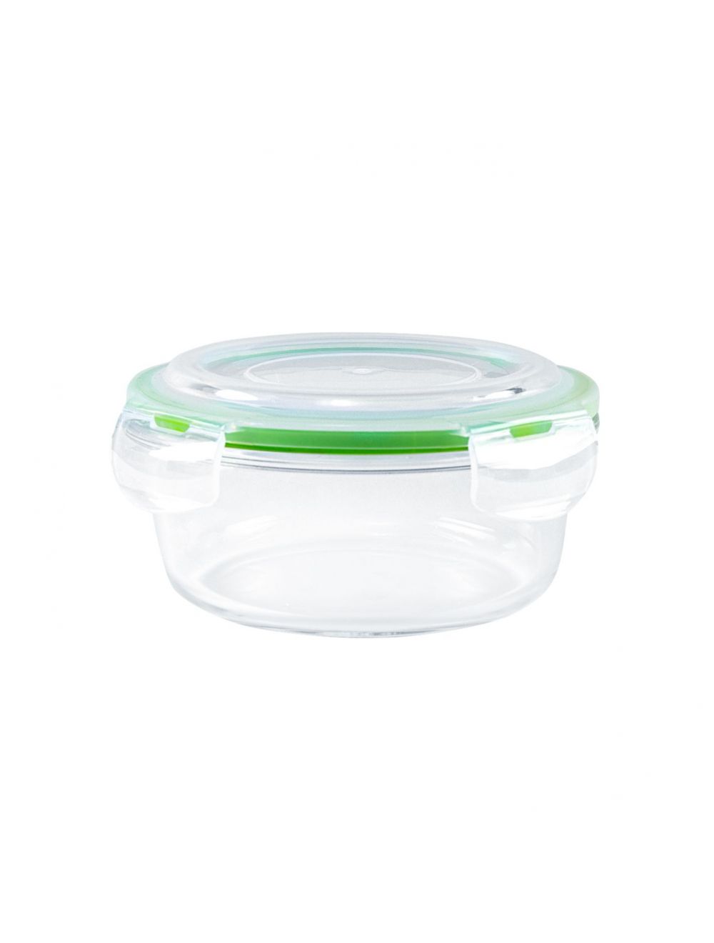 Royalford RF9503 BRS Round Glass Airtight Container, 950 ml