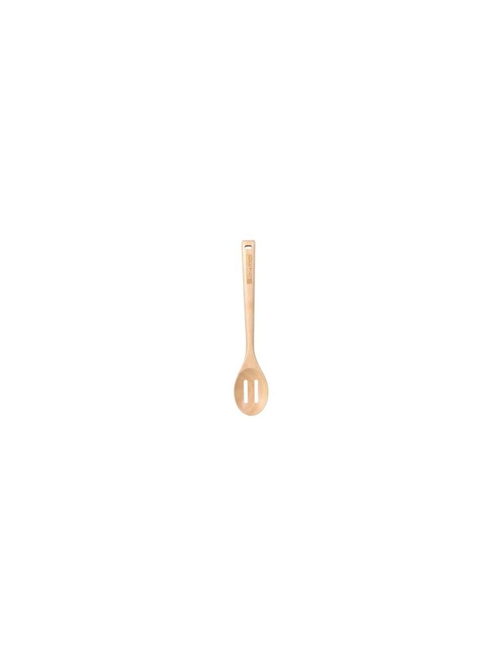 Royalford RF9791 Rubber Wood Slotted Spoon