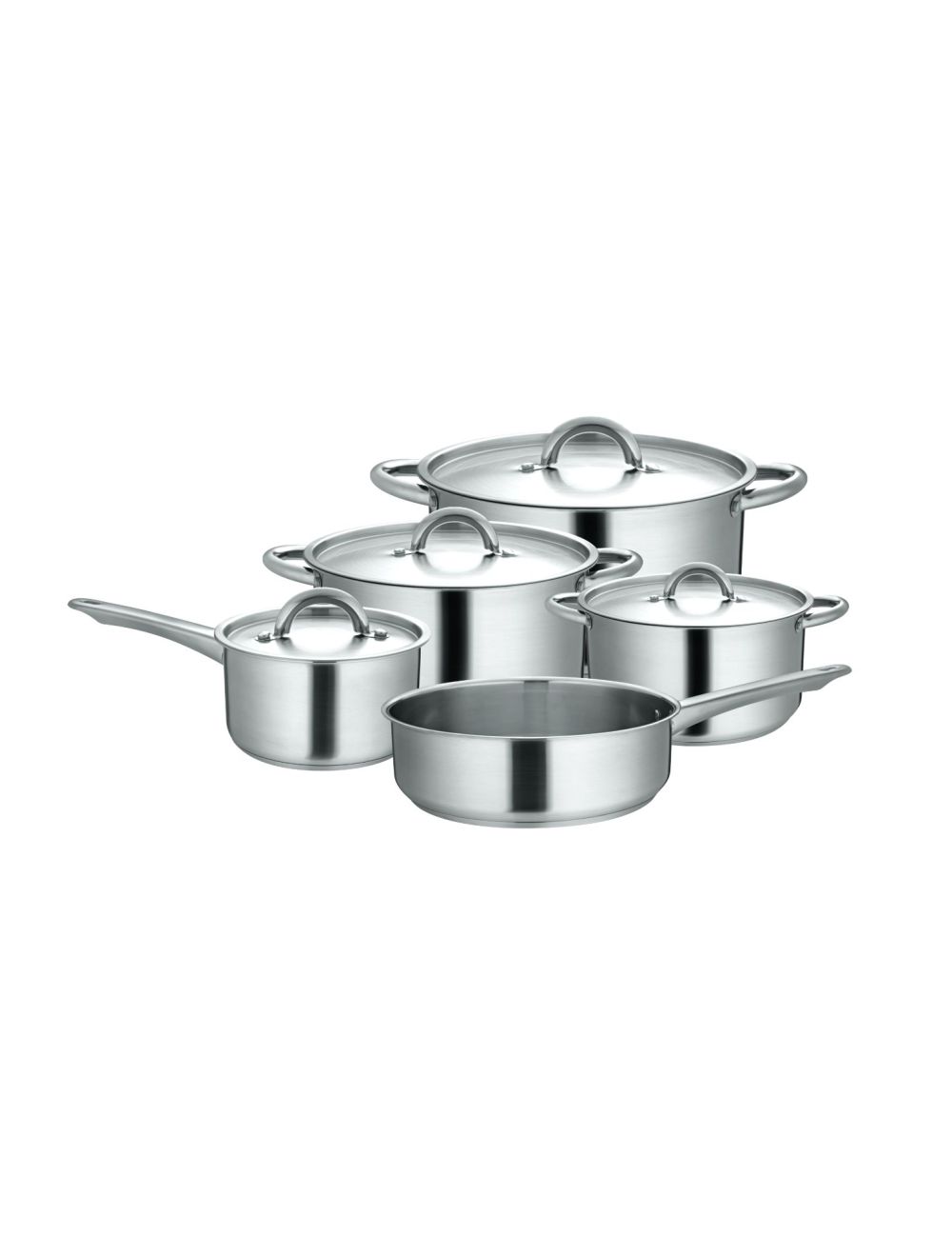 Royalford RF9798 Stainless Steel Cookware Set Induction 9 Pcs