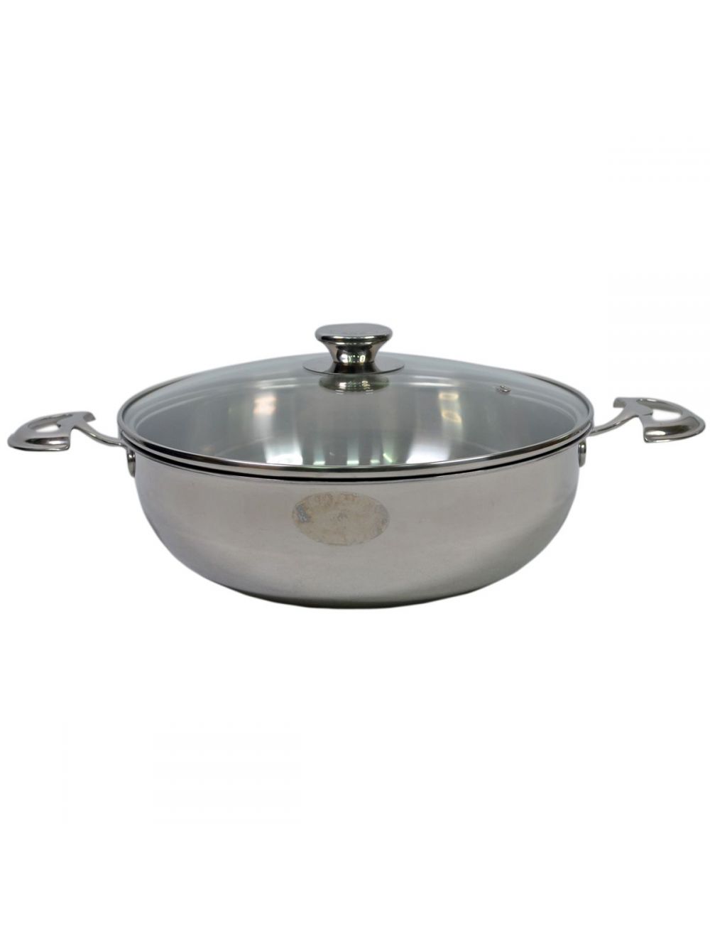 Silverstar Rocco Stainless Steel Casserole with Glass Lid 28 cm-K10067