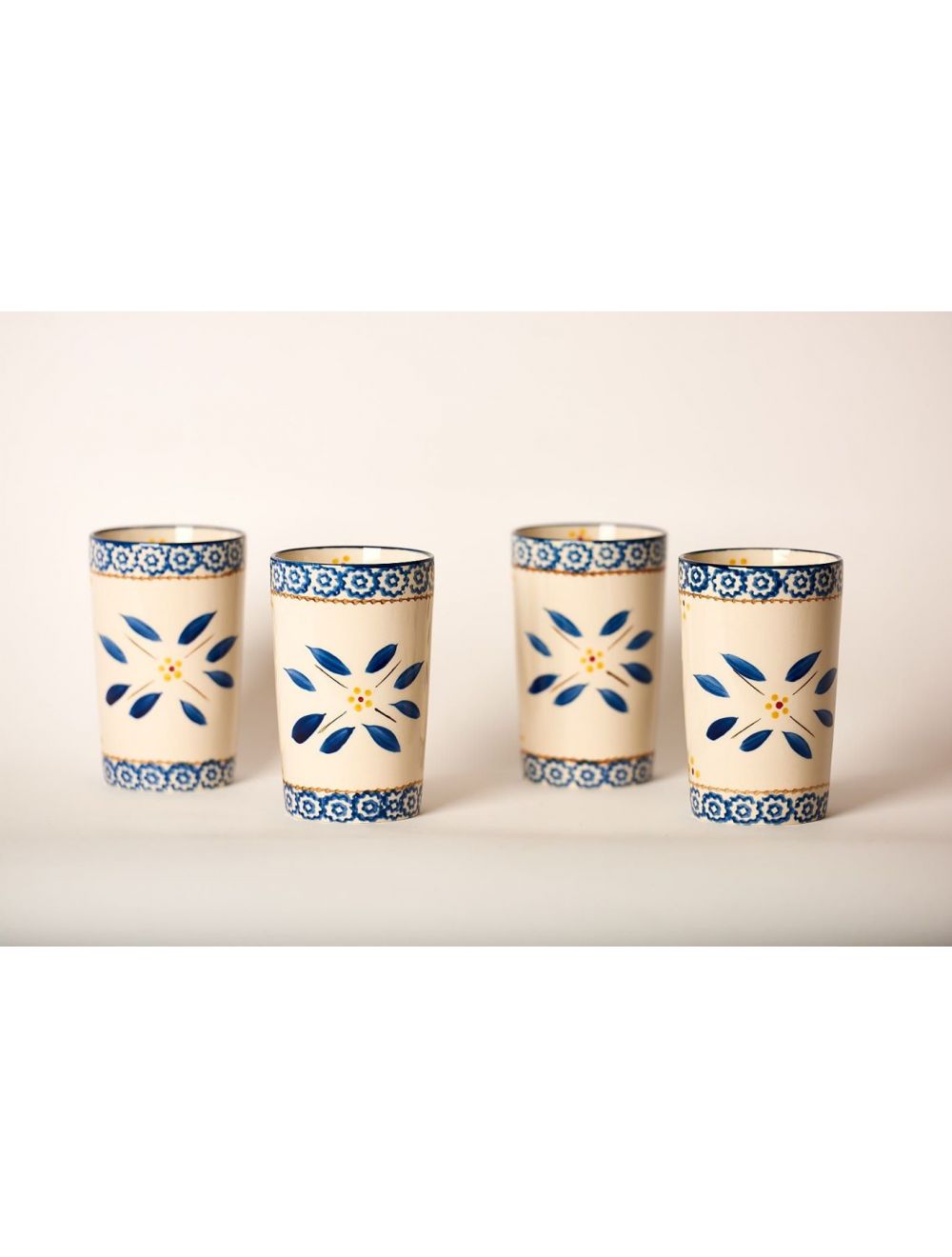 Temp-tations® Old World Carafe Cups - 4 Piece - Blue-T49066-011