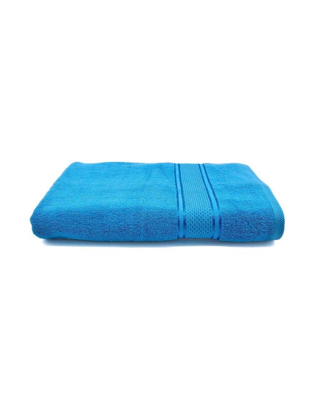 Rishahome 100% Cotton Bath Towel, Premium Collection, Blue -14RHFT050