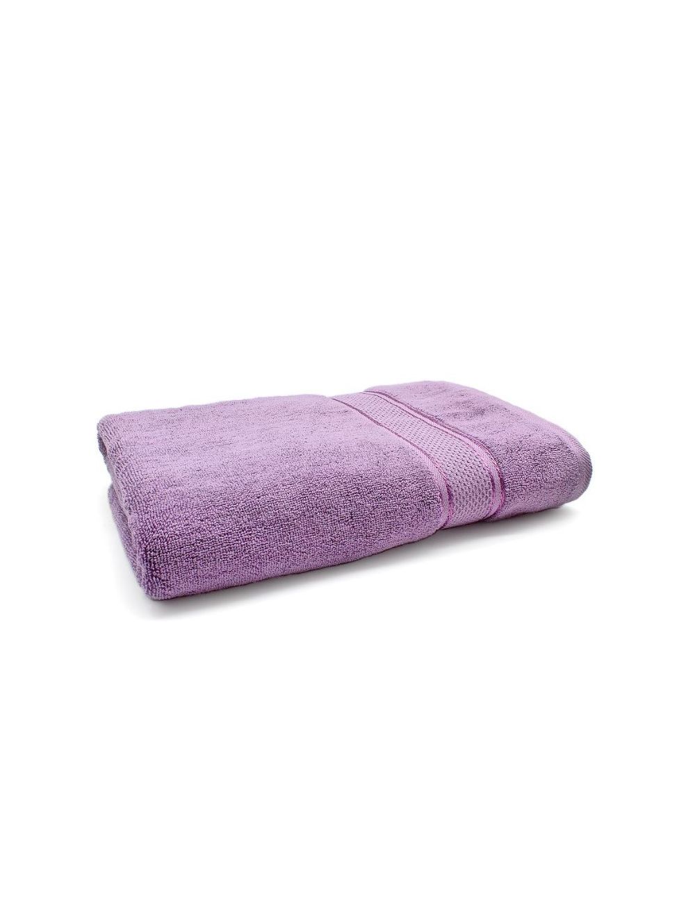 Rishahome 100% Cotton Bath Towel, Premium Collection, Violet -14RHFT054