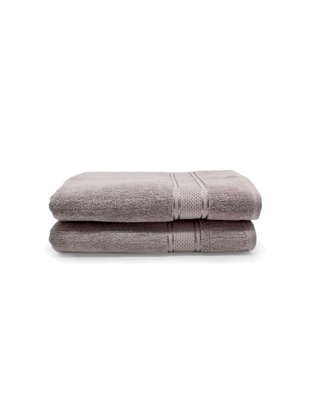 Rishahome 100% Cotton 2-Piece Bath Towel Set, Premium Collection-14RHFT061