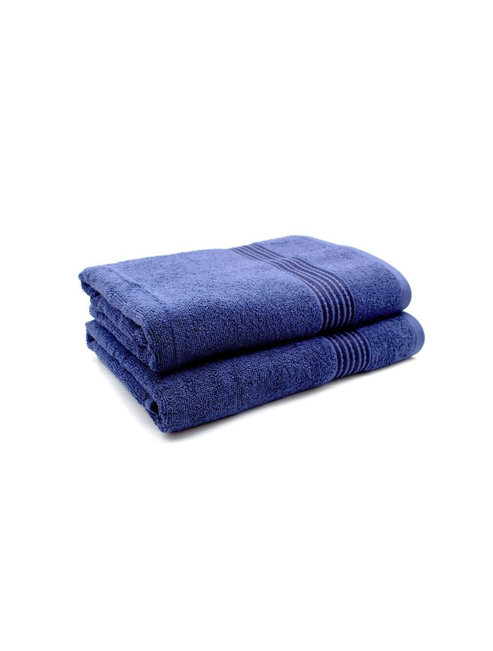 Rahalife 100% Cotton 2-Piece Bath Towel Set, Classic Collection, Blue-14RLBT011