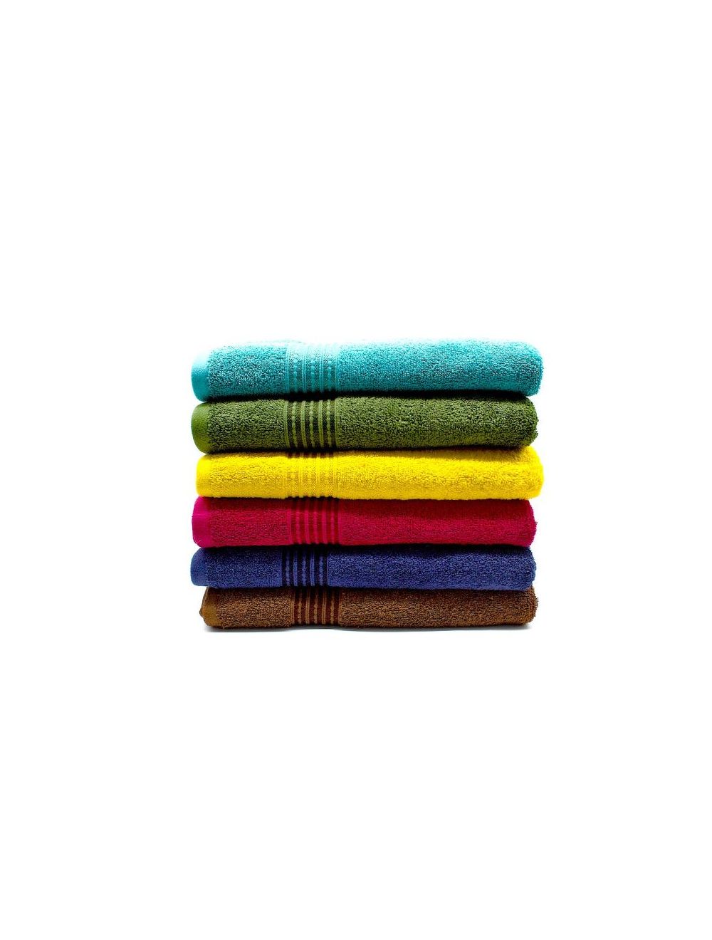 Rahalife 100% Cotton 6-Piece Bath Towel Set, Classic Collection -14RLBT013