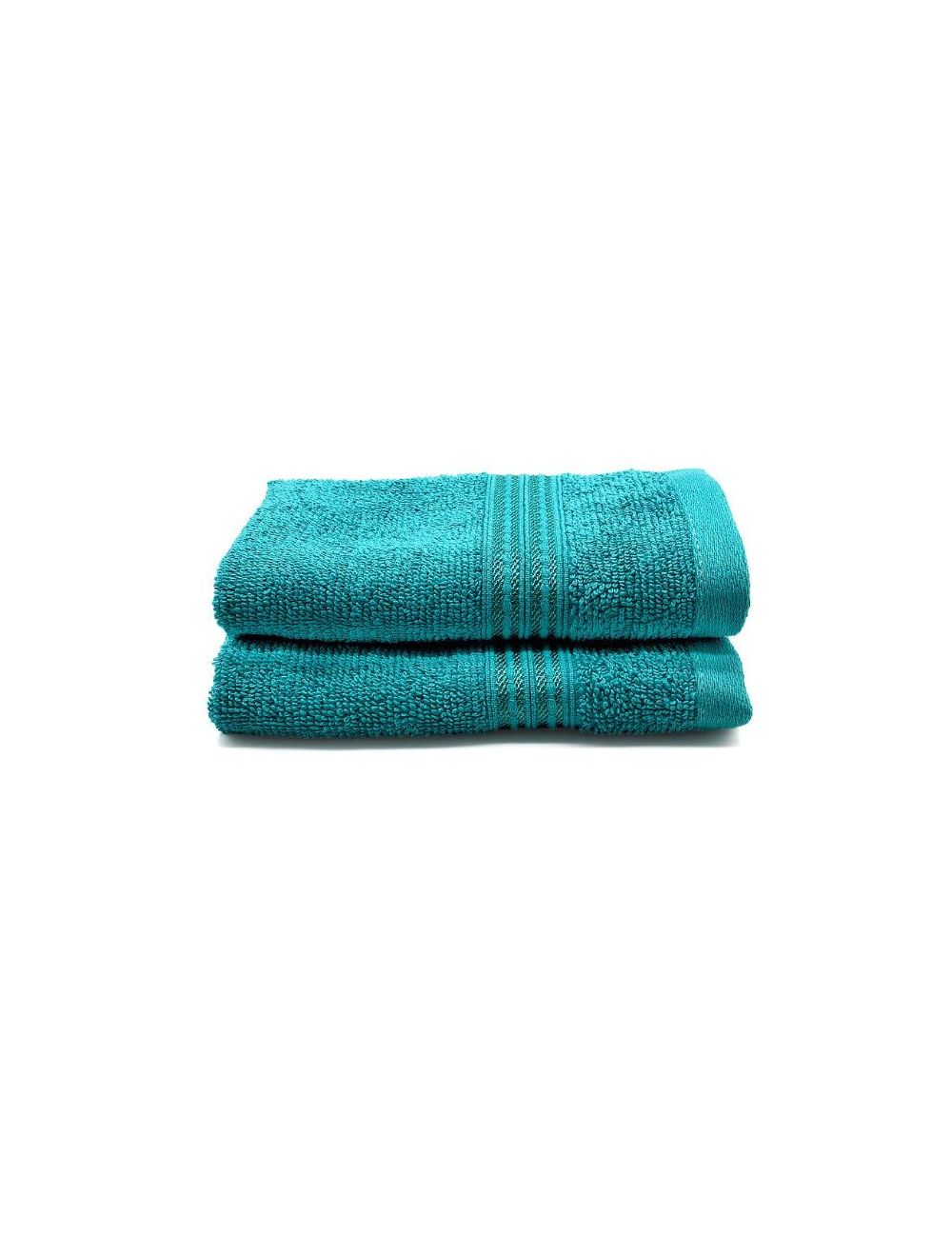 Rahalife 100% Cotton 2-Piece Face Towel Set, Classic Collection, Sky Blue-14RLFT035