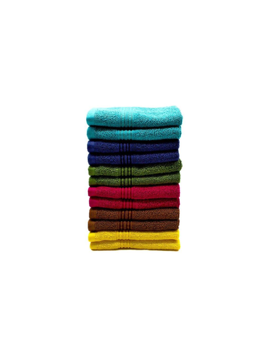 Rahalife 100% Cotton 12-Piece Face Towel Set, Classic Collection-14RLFT063