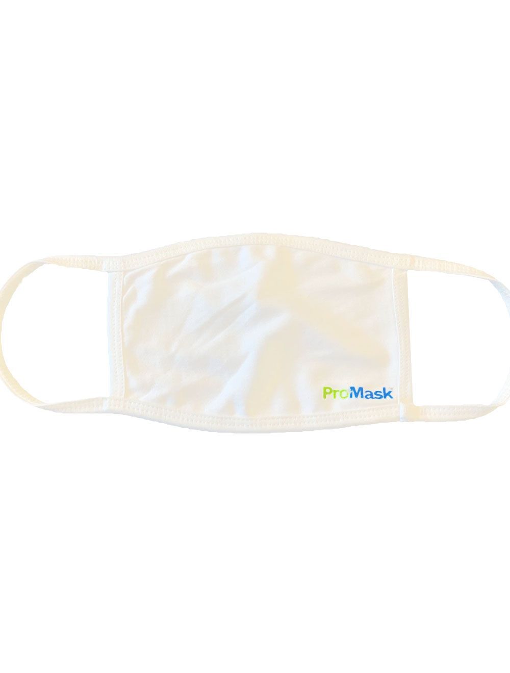 ProMask Set of 2 (3-Ply Reusable Antimicrobial Fabric) 100 % Cotton Face Mask White-PM23213W