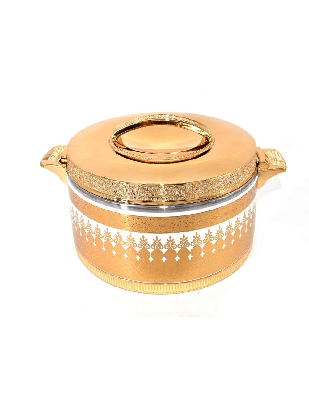 Hotpot Metal Gold and Silver Design 5.5L
