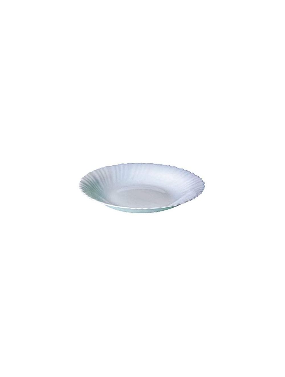 Royalford RF5594 Opal ware Spin White Soup Plate, 8.5 Inch