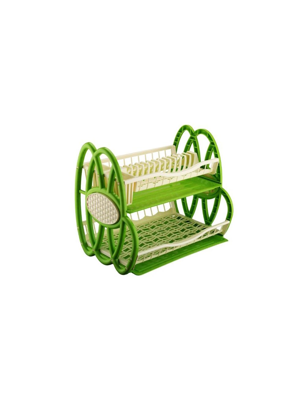Royalford RF7157 Plastic 2 Layer Dish Rack(Assorted Colour)