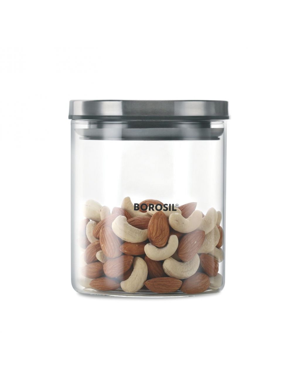 Borosil Classic Jar Storage Container Canister 600 ml-BCLJR960600