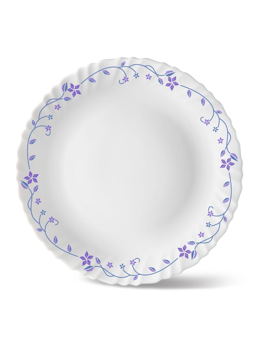 Borosil Larah Flora Opal Dinner Plate-11FPFLFL