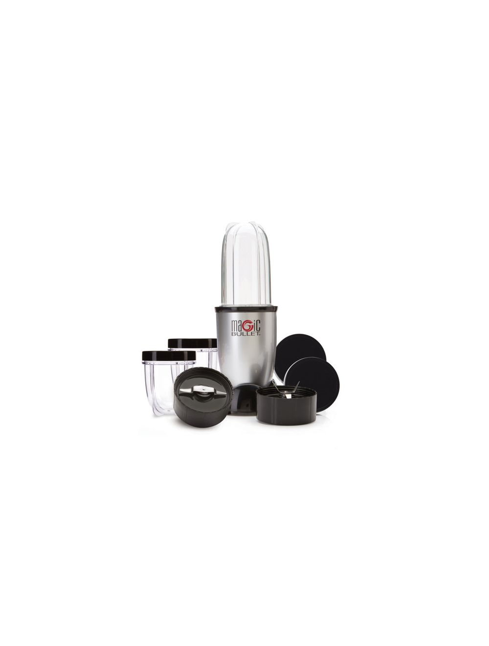 magic bullet Blender, Small, Black, 11 Piece Set