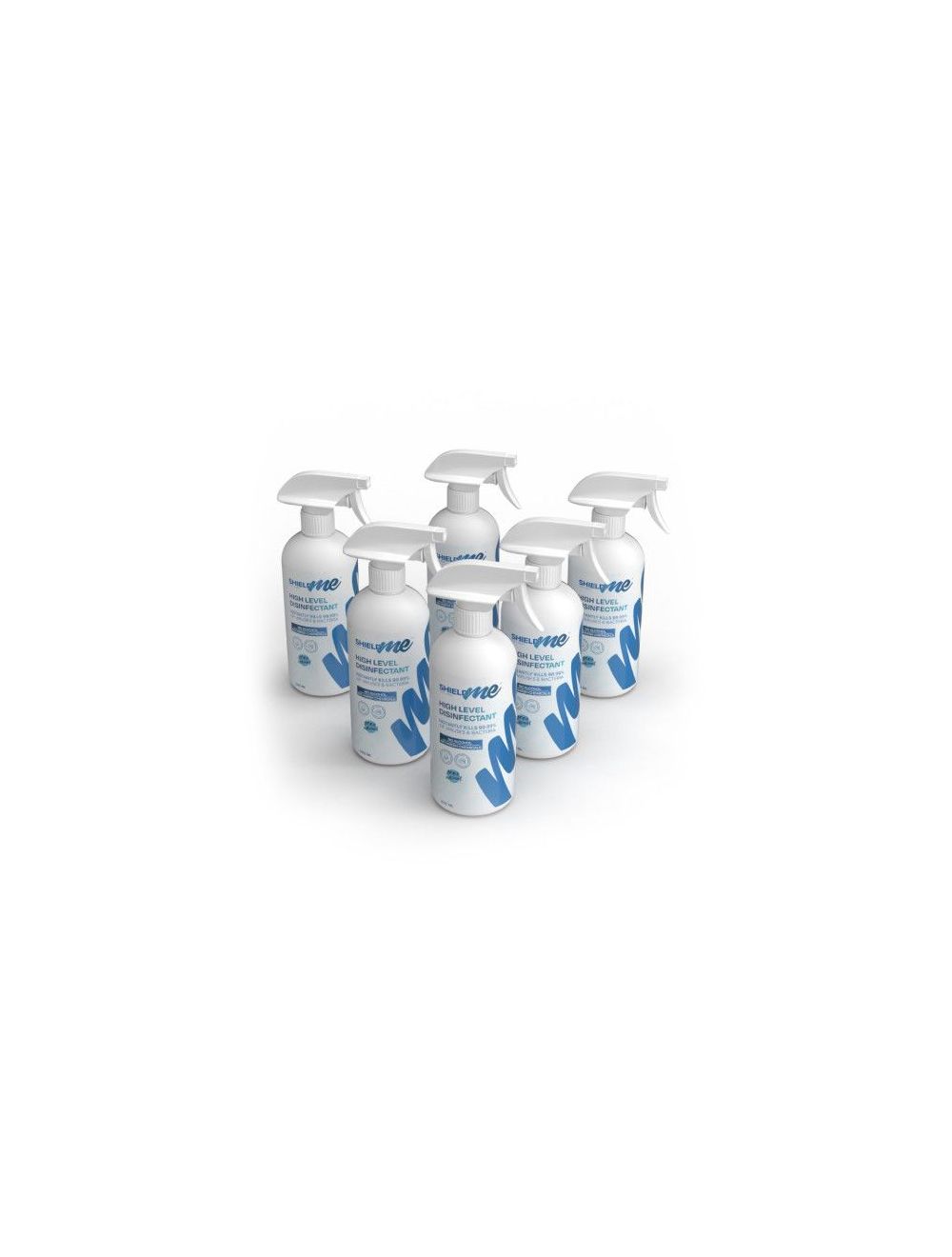 SHIELDme High Level Hand Sanitizer & Surface Disinfectant [Bundle Offer 6 X 500ML]-OC-S0CM-2WS4