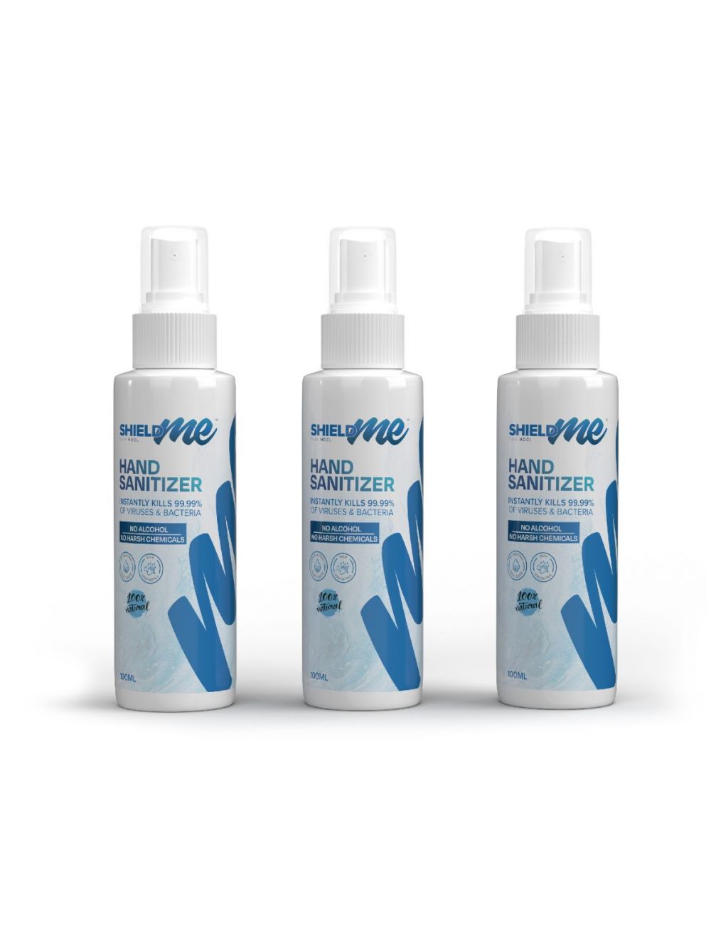 SHIELDme High Level Hand Sanitizer & Surface Disinfectant - (3 X 100 ML)-WC-L9AB-6EV7