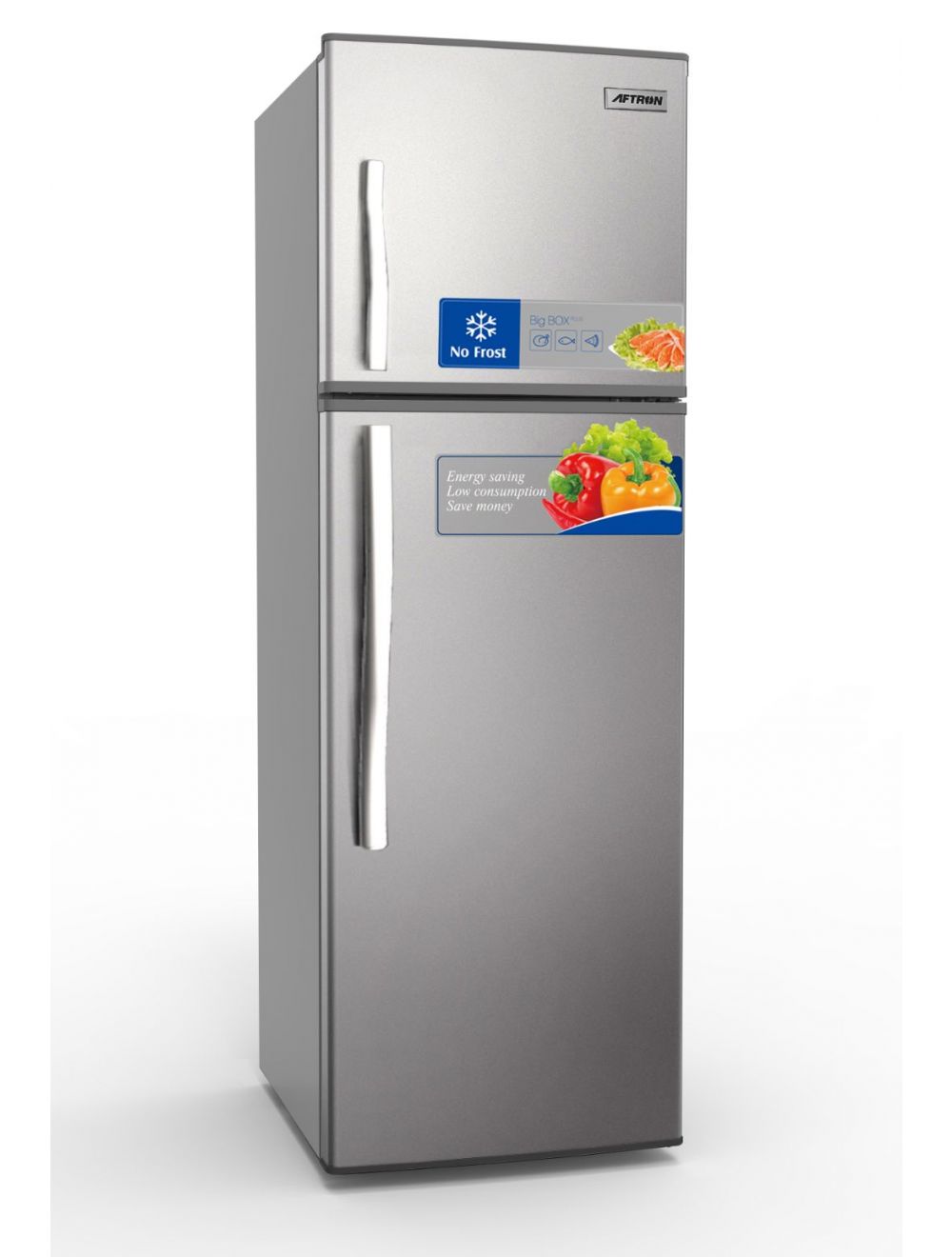 Aftron 320 Litres Double Door Refrigerator-AFR320SSF