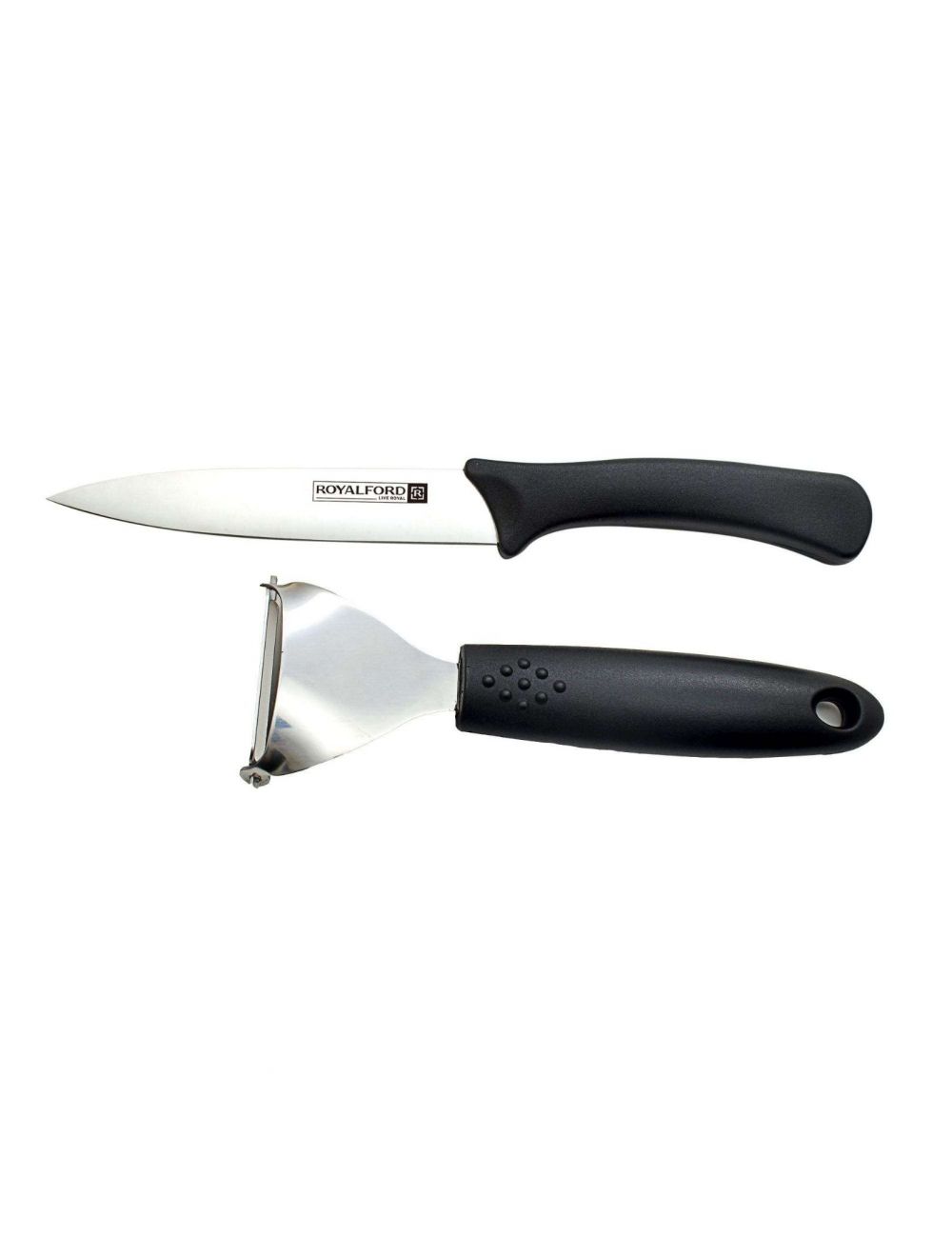 Royalford RF7856 2 Pcs Utility Knife Set (Knife + Peeler)