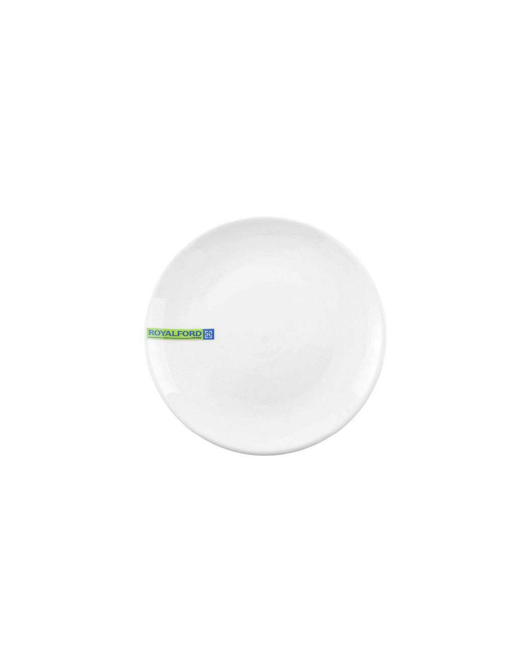 Royalford RF7990 Porcelain Magnesia Dinner Plate, 7 Inch