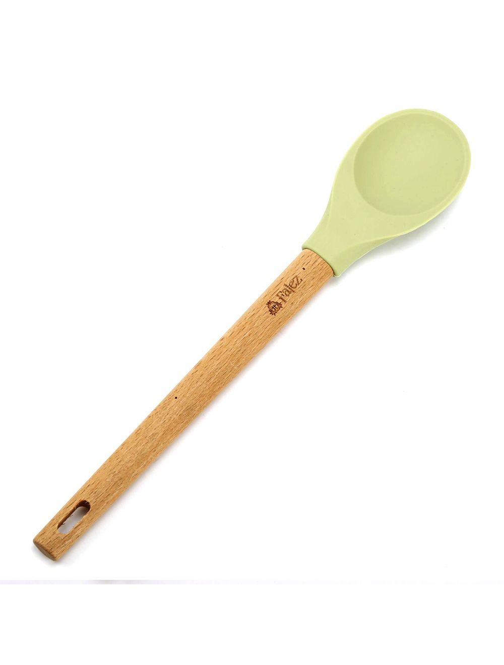 Falez Silicone Spoon With Wooden Handle 32x7x3 cm-KW-2432