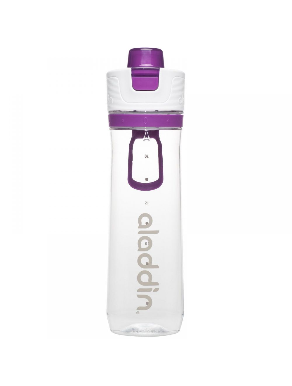 Aladdin Active Hydration Tracker Water Bottle 0.8L Purple-10-02671-006