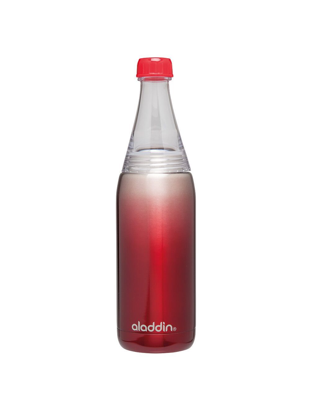 Aladdin Fresco Twist & Go Thermavac Stainless Steel Water Bottle 0.6L Red