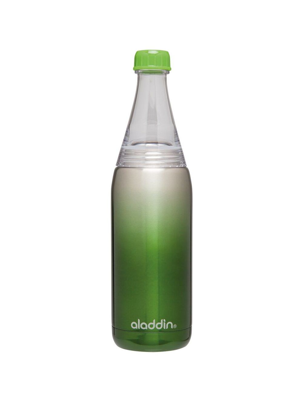 Aladdin Fresco Twist & Go Thermavac Stainless Steel Water Bottle 0.6L Green