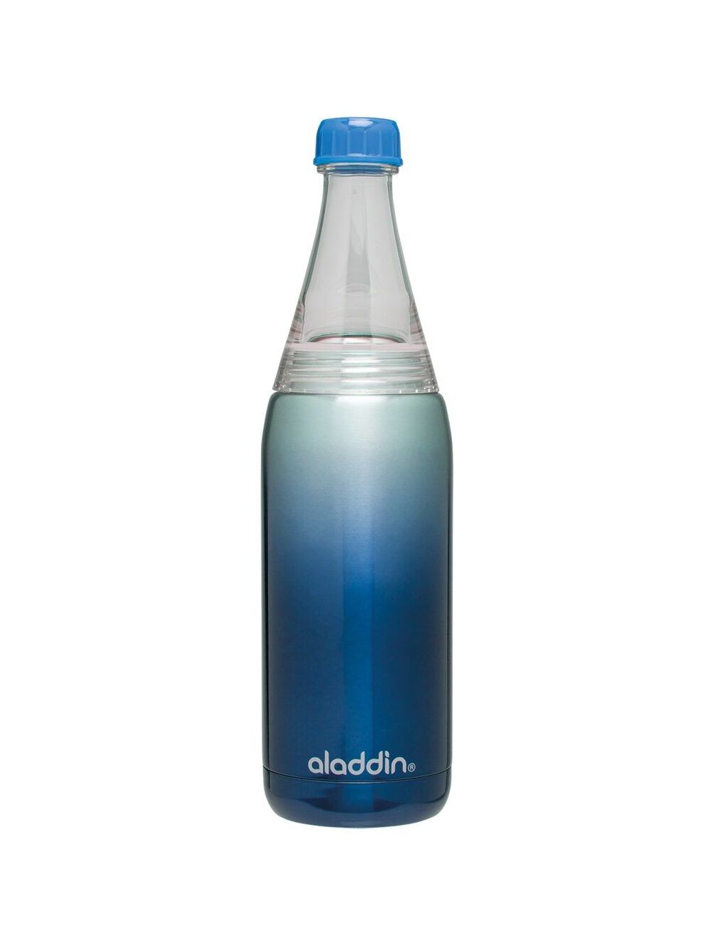 Aladdin Fresco Twist & Go Thermavac Stainless Steel Water Bottle 0.6L Blue