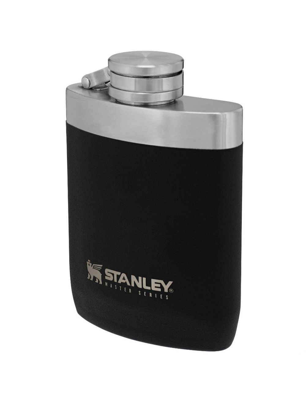 Stanley Master Unbreakable Hip Flask 0.23L / 8OZ Foundry Black with Never-Lose Cap-10-02892-020