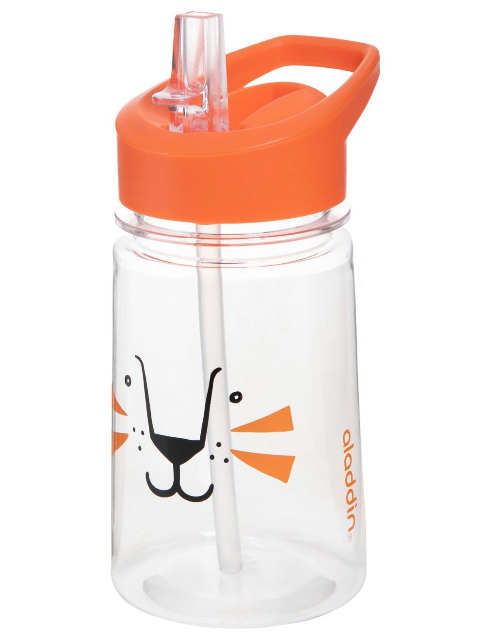 Aladdin Zoo Flip & Sip Water Bottle 0.43L Orange-10-08541-003