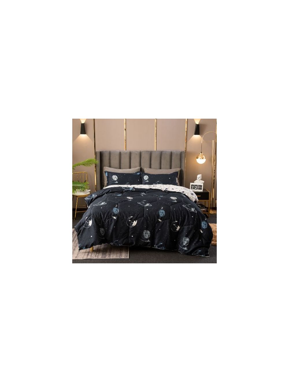 DEALS FOR LESS - Comforter Set Of 4 Pieces, Galaxy Design.-cft33-01