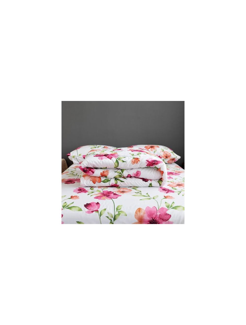 DEALS FOR LESS - Comforter Set Of 4 Pieces, Floral Design Cloud White Color-CFT41-05