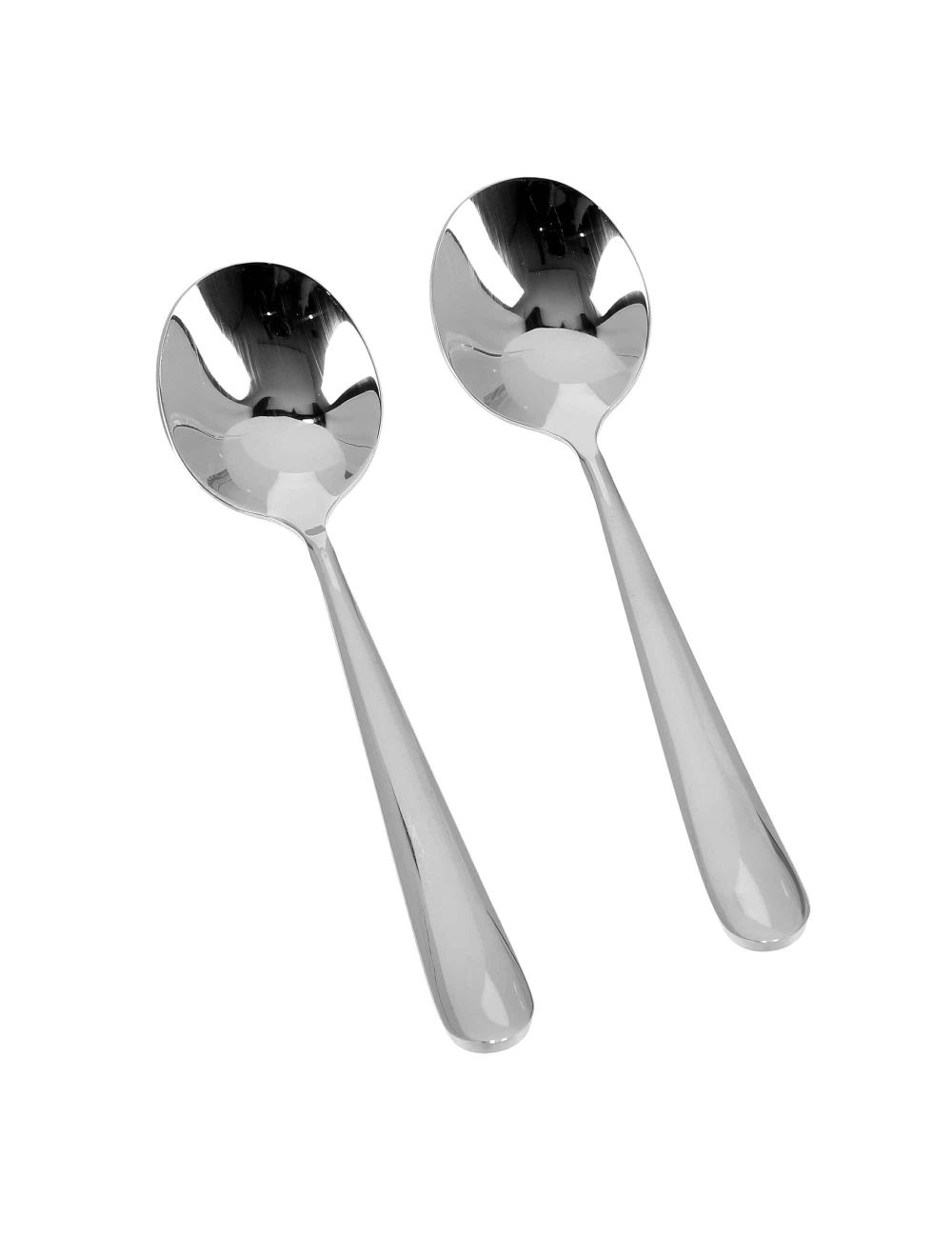 Royalford RF8666 Stainless Steel Soup Spoon Set, 2 Pcs