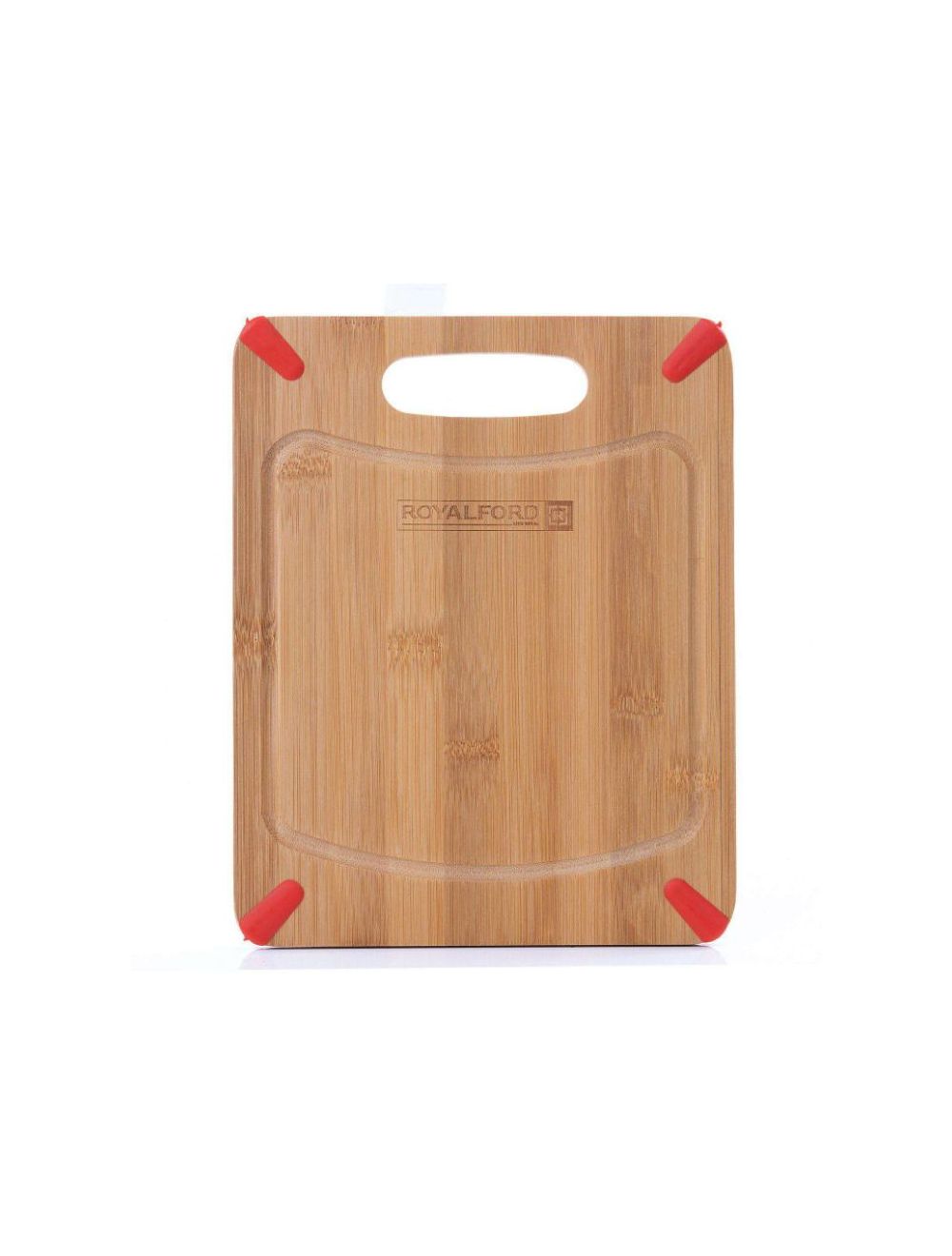 Royalford RF8685 Bamboo Cutting Board, 25x20x0.8 CM