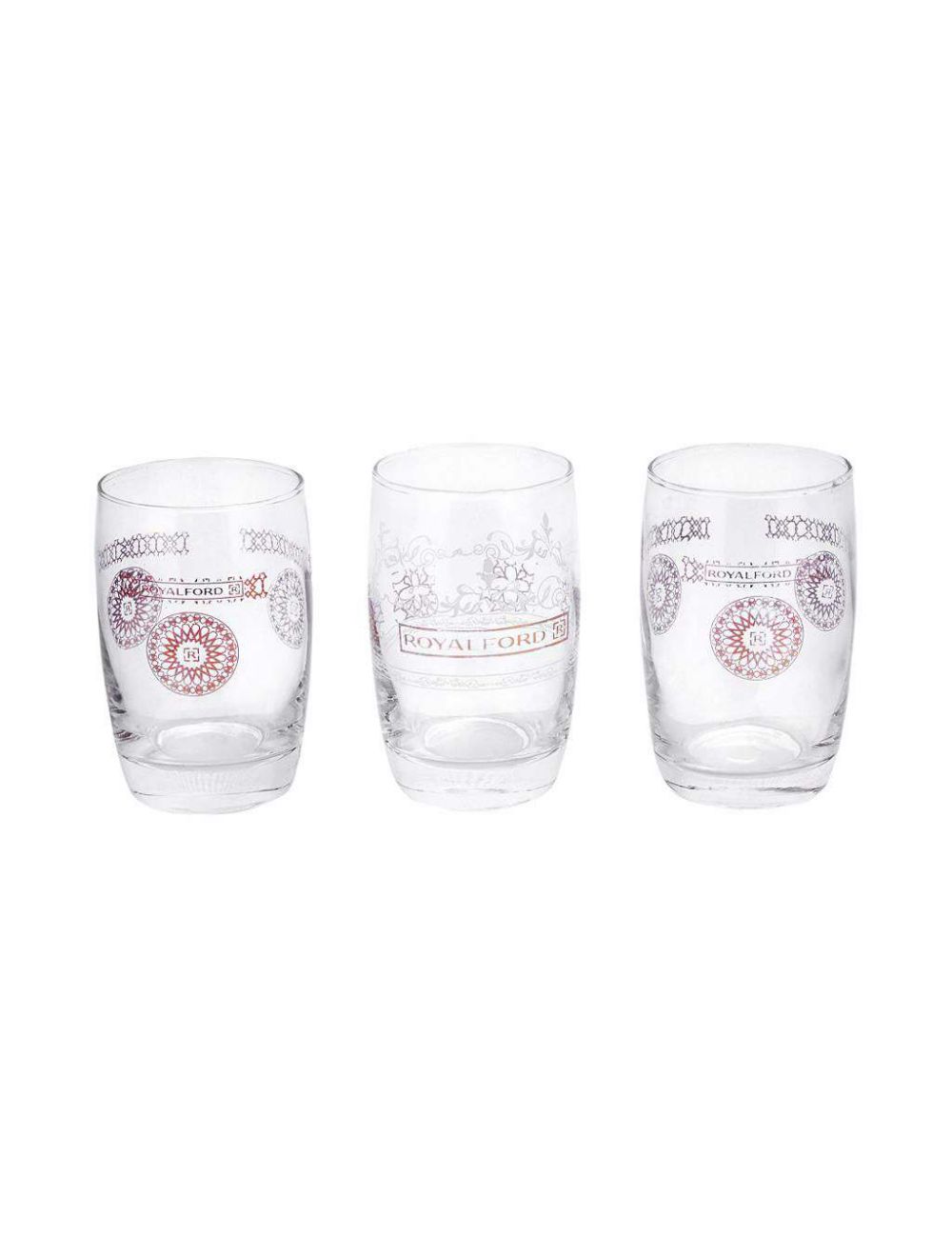 Royalford RF8719 Laya 3 Pcs Water, Juice Drinking Glasses