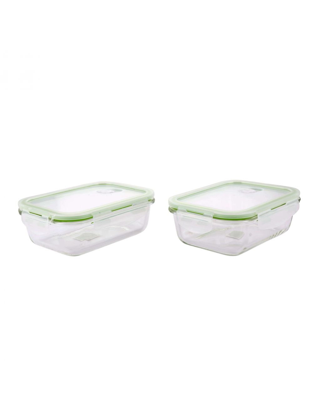 Royalford RF8814 BRS Rectangular Glass Airtight Container, 0.6 L